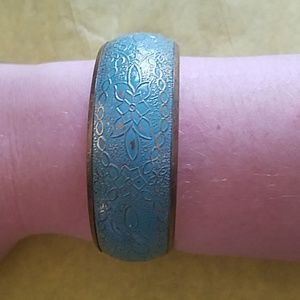 Vintage Boho floral enamel bracelet